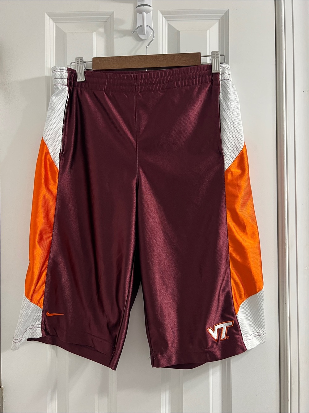 Virginia Tech VT Nike Mens Performance Athletic Shorts-XL #Hokies Embroidered